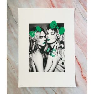 Kate & Cara Graffiti Pop Art Print